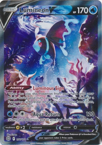 Lumineon V - 156/172 - Alternate Art Ultra Rare