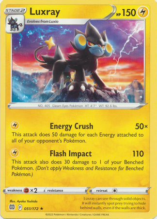 Luxray - 051/172 - Rare