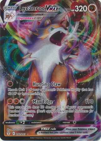 Lycanroc VMAX - 092/203 - Ultra Rare