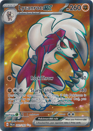 Lycanroc ex - 241/193 - Full Art Ultra Rare