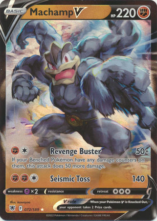 Machamp V - 072/189 - Ultra Rare