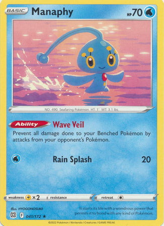 Manaphy - 041/172 - Rare