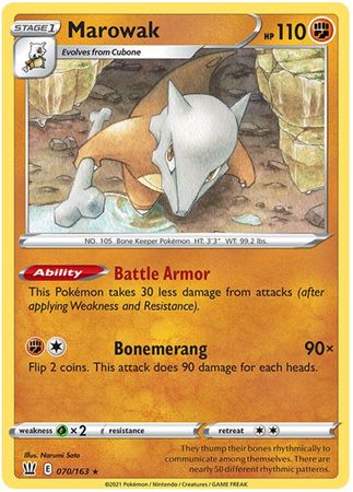 Marowak - 070/163 - Rare