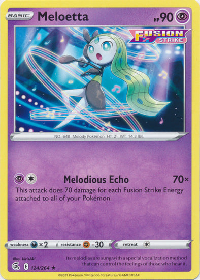 Meloetta - 124/264 - Rare