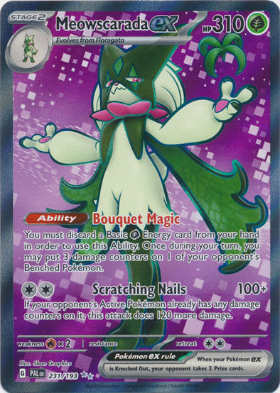 Meowscarada ex - 231/193 - Full Art Ultra Rare