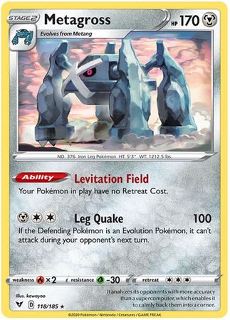 Metagross - 118/185 - Rare