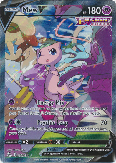 Mew V - 251/264 - Alternate Art Ultra Rare