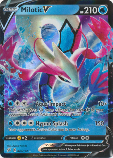 Milotic V - 043/192 - Ultra Rare