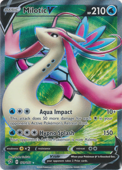 Milotic V - 179/192 - Full Art Ultra Rare