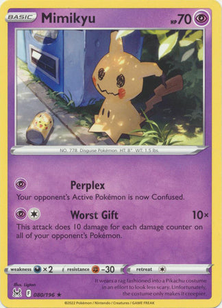 Mimikyu - 080/196 - Rare