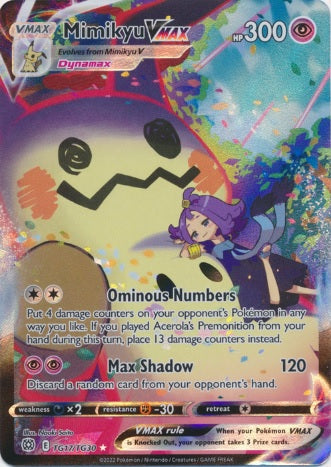 Mimikyu VMAX - TG17/TG30 - Ultra Rare