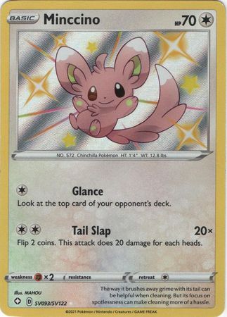 Minccino - SV093/SV122 - Shiny Rare