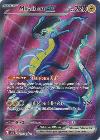 Miraidon ex - 227/198 - Full Art Ultra Rare