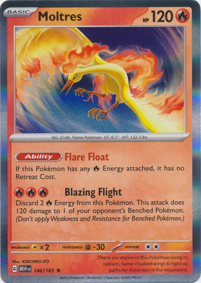 Moltres - 146/165 - Rare