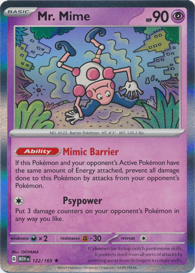 Mr. Mime - 122/165 - Rare