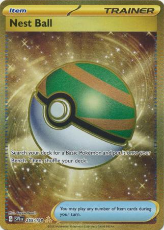 Nest Ball - 255/198 - Gold Secret Rare