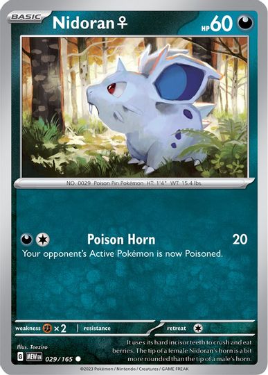 Nidoran F - 029/165 - Common