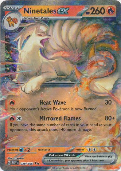 Ninetales ex - 038/165 - Double Rare