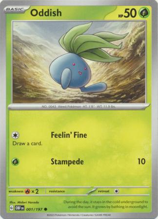 Oddish - 001/197 - Common