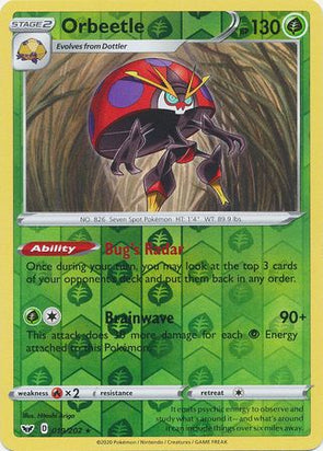 Orbeetle - 019/202 Rare