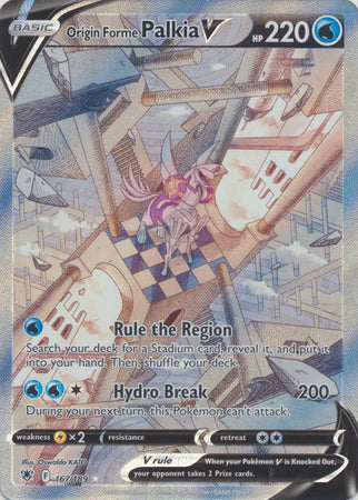 Origin Forme Palkia V - 167/189 - Alternate Art Ultra Rare