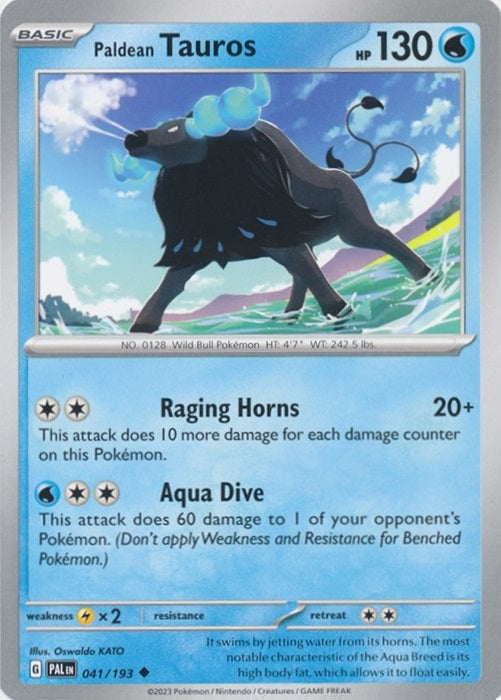 Paldean Tauros - 041/193 - Uncommon