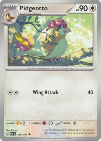 Pidgeotto - 163/197 - Uncommon