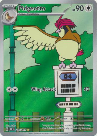 Pidgeotto - 208/197 - Illustration Rare