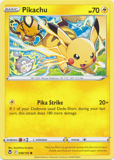 Pikachu - 049/195 - Common