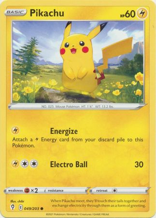 Pikachu - 049/203 - Common