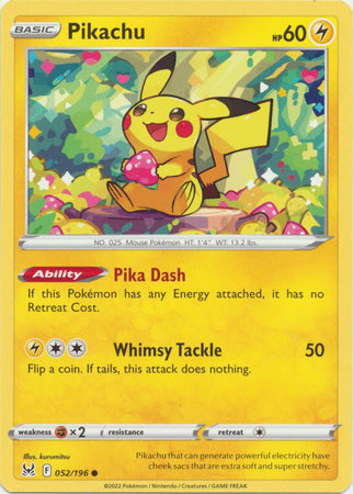 Pikachu - 052/196 - Common