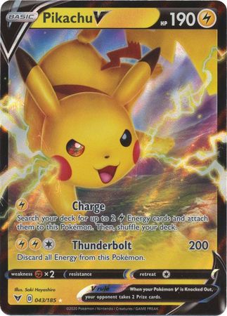 Pikachu V - 043/185 - Ultra Rare