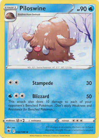 Piloswine - 032/189 - Uncommon