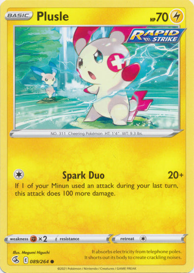 Plusle - 089/264 - Common