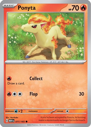 Ponyta - 077/165 - Common