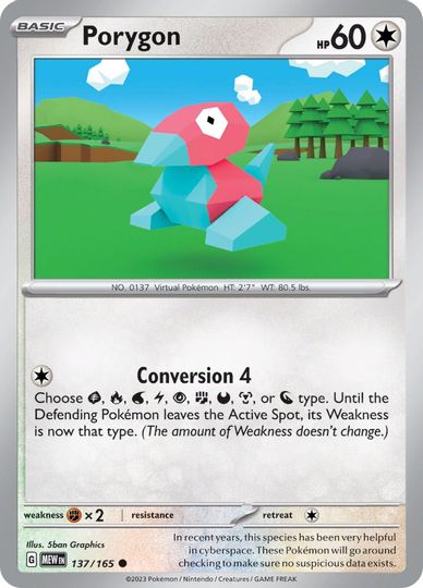 Porygon - 137/165 - Common