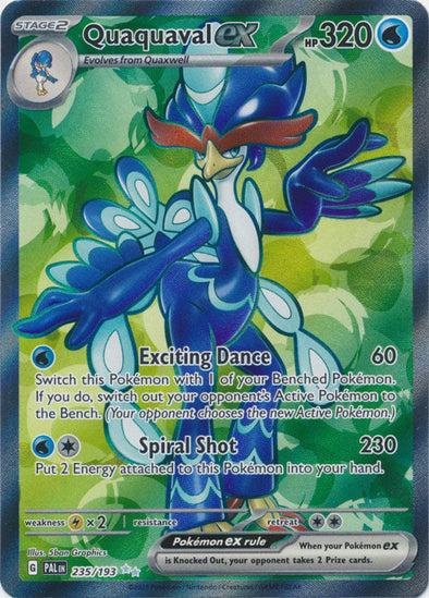 Quaquaval ex - 235/193 - Full Art Ultra Rare