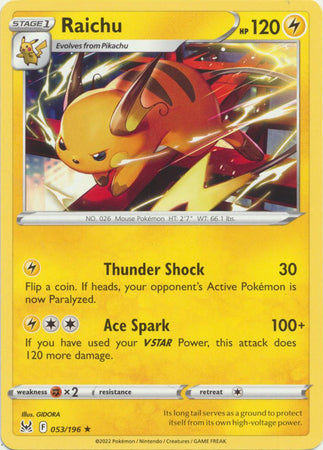 Raichu - 053/196 - Rare