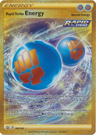 Rapid Strike Energy - 182/163 - Secret Rare