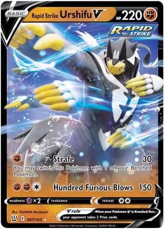 Rapid Strike Urshifu V - 087/163 - Ultra Rare