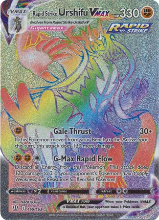 Rapid Strike Urshifu VMAX - 169/163 - Hyper Rare