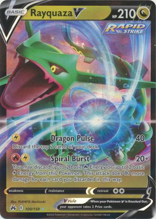 Rayquaza V - 100/159 - Ultra Rare