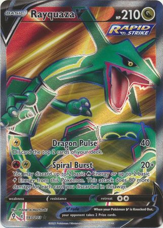 Rayquaza V - 193/203 - Full Art Ultra Rare