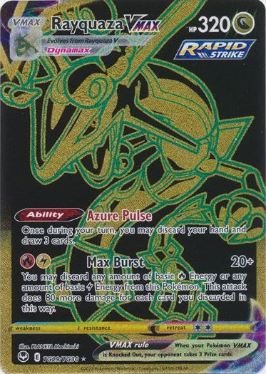 Rayquaza VMAX - TG29/TG30 - Gold Secret Rare