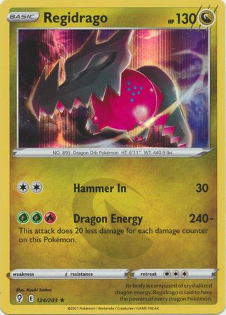 Regidrago - 124/203 - Holo Rare