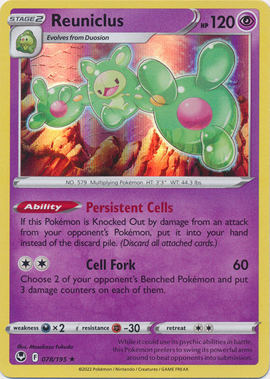 Reuniclus - 078/195 - Holo Rare