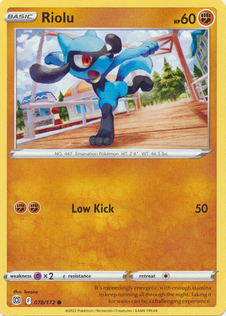 Riolu - 078/172 - Common