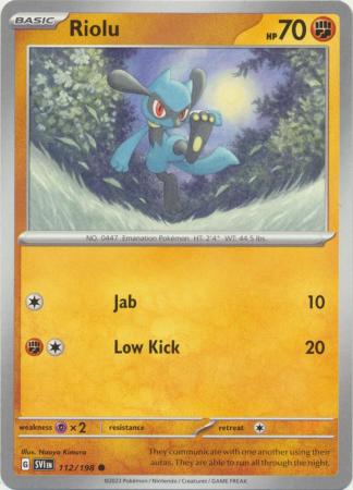 Riolu - 112/198 - Common