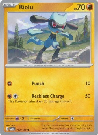 Riolu - 113/198 - Common