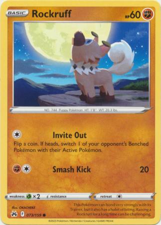 Rockruff - 073/159 - Common